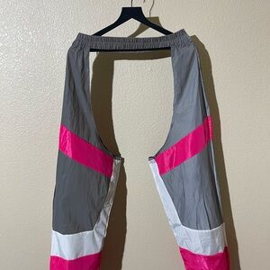 NWT Rave Wonderland pink and grey track pants